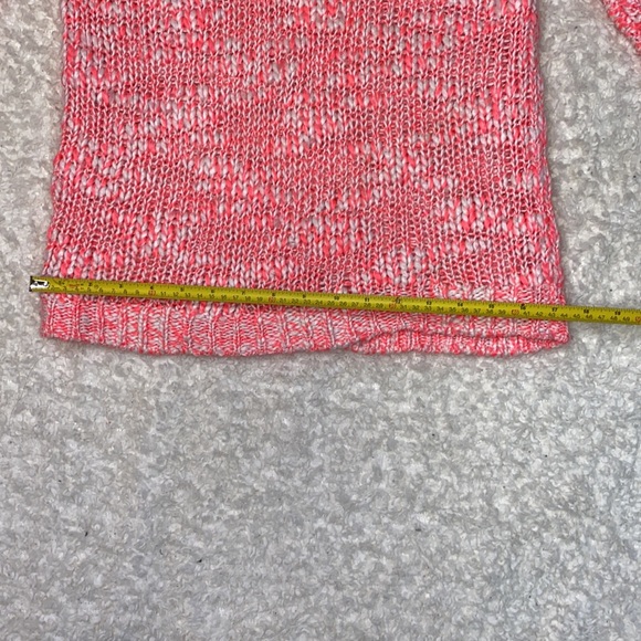 Aeropostale!!! Chunky knitted neon pink and white sweater!! Small - Picture 6 of 9